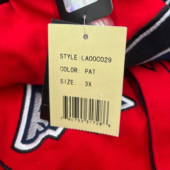 NWT New England Patriots All Embroidered Flame Jacket Size 3XL RARE - Picture 12 of 12